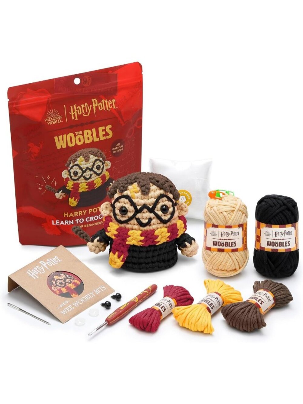 Beginner-Friendly Harry Potter Crochet Kit - Fun DIY Craft for All Ages